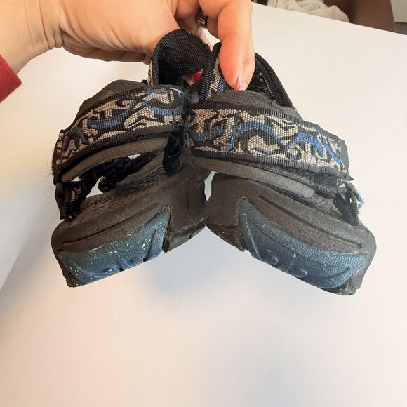 Teva Mens Terradactyl Sandals Size 10 Hiking Sandals Outdoors Black Blue